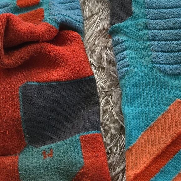 Nike Elite Multicolor Crew Socks Medium Hyper Orange Teal Tall Mens Unisex Gym - Picture 10 of 14